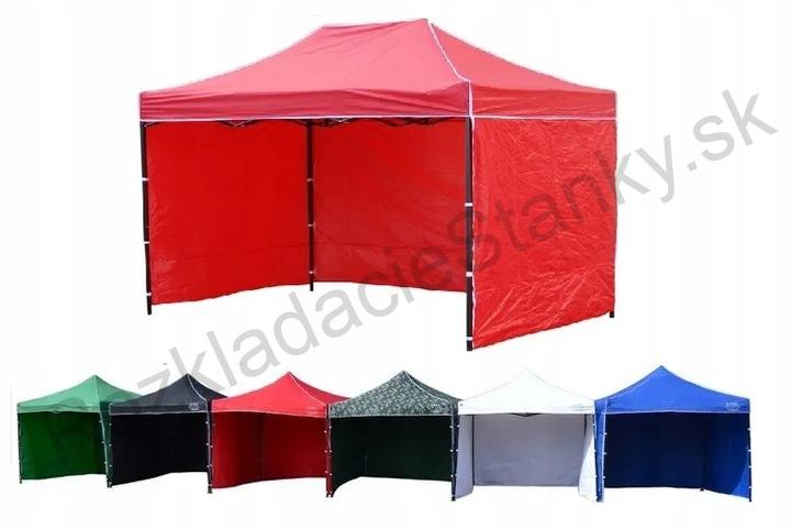 rozkladací stan TENTS 3x4,5 hnedý