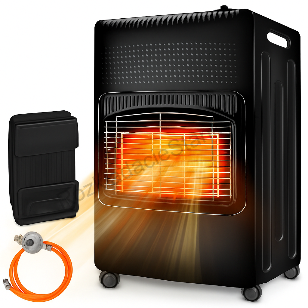 Plynový ohrievač VELACO 4200W čierny