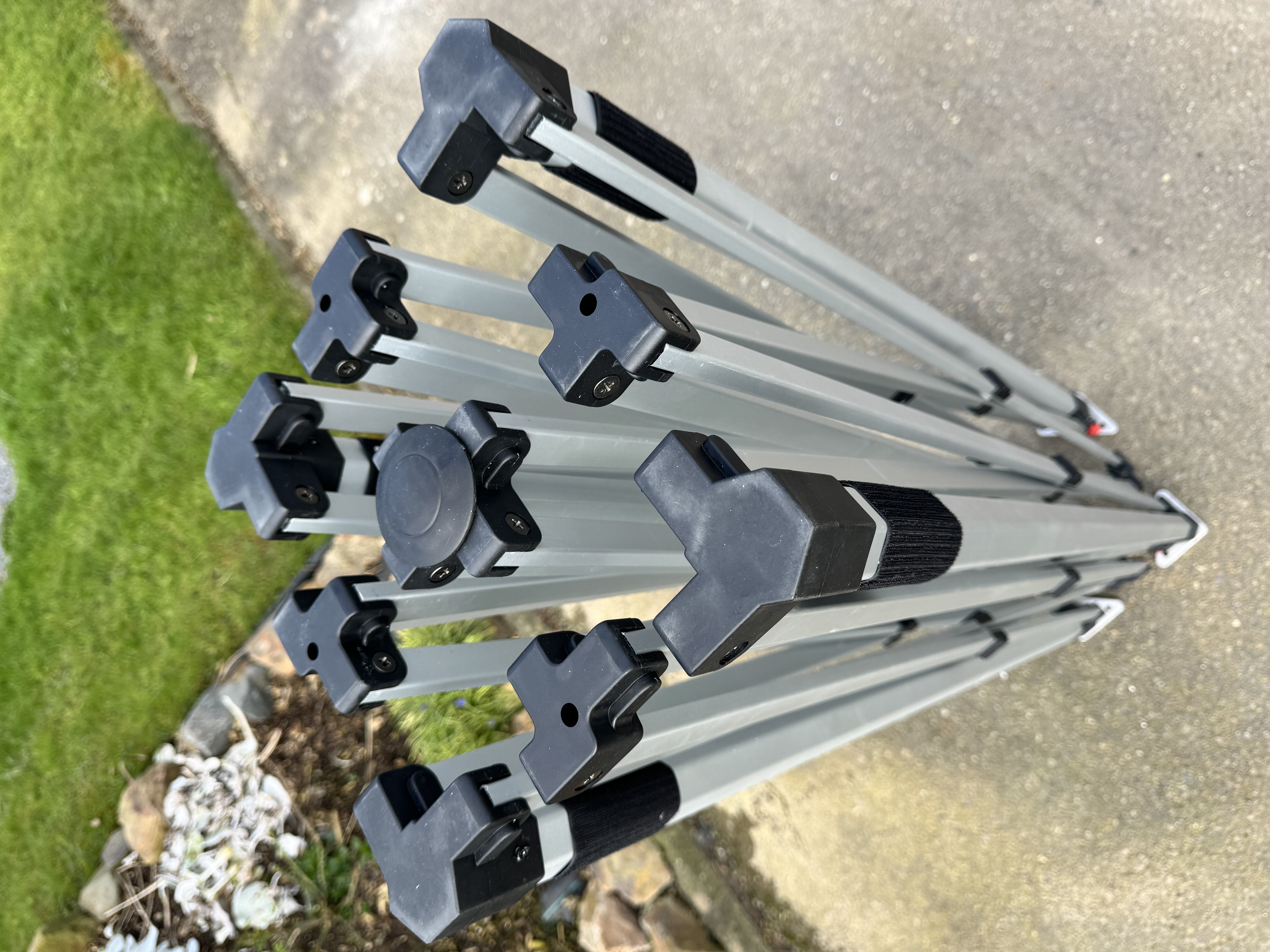 rozkladací hliníkový stan TENTS HEX40L 3x6 šedý