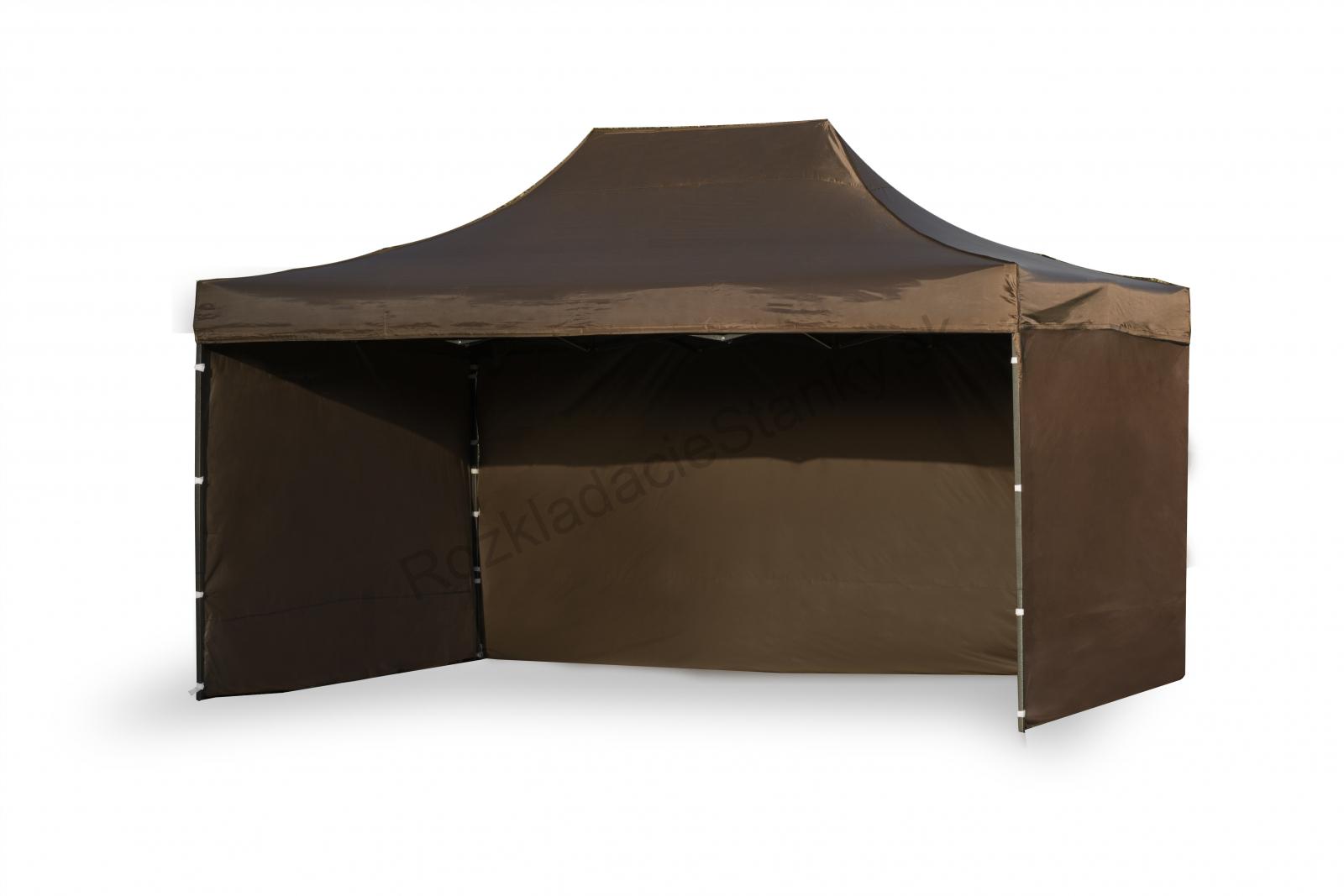 rozkladací stan TENTS 3x4,5 hnedý