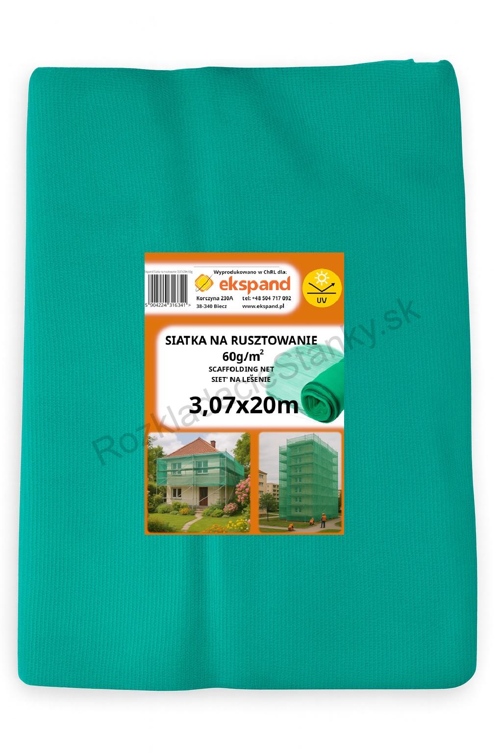 Lešenárska sieť 3,07 x 20 m 