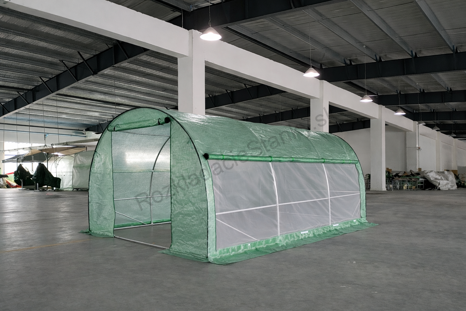 Záhradný fóliovník PREMIUM 2,5x4m s moskytierou-ZELENÝ