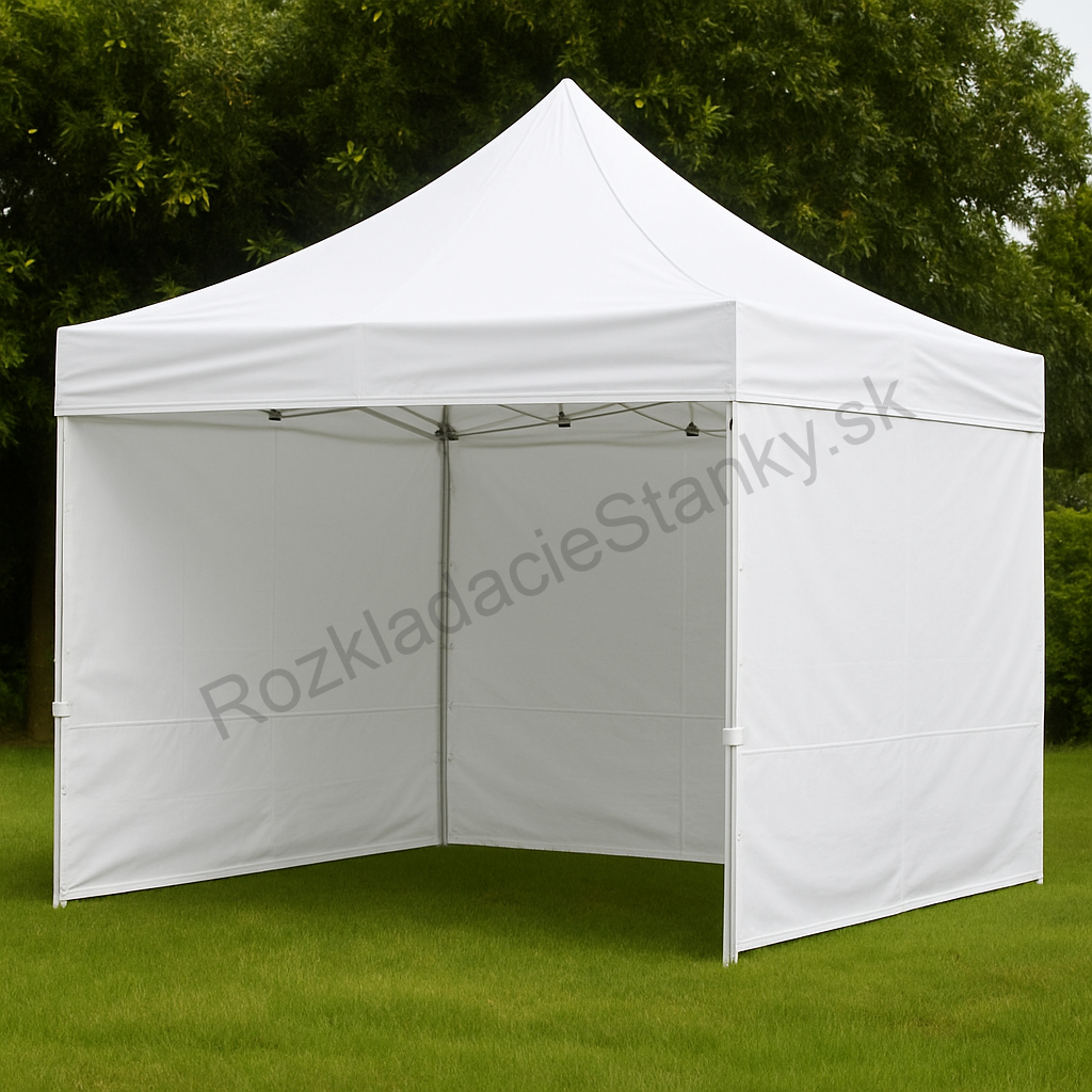 rozkladací hliníkový stan TENTS HEX40L 3x3 biely