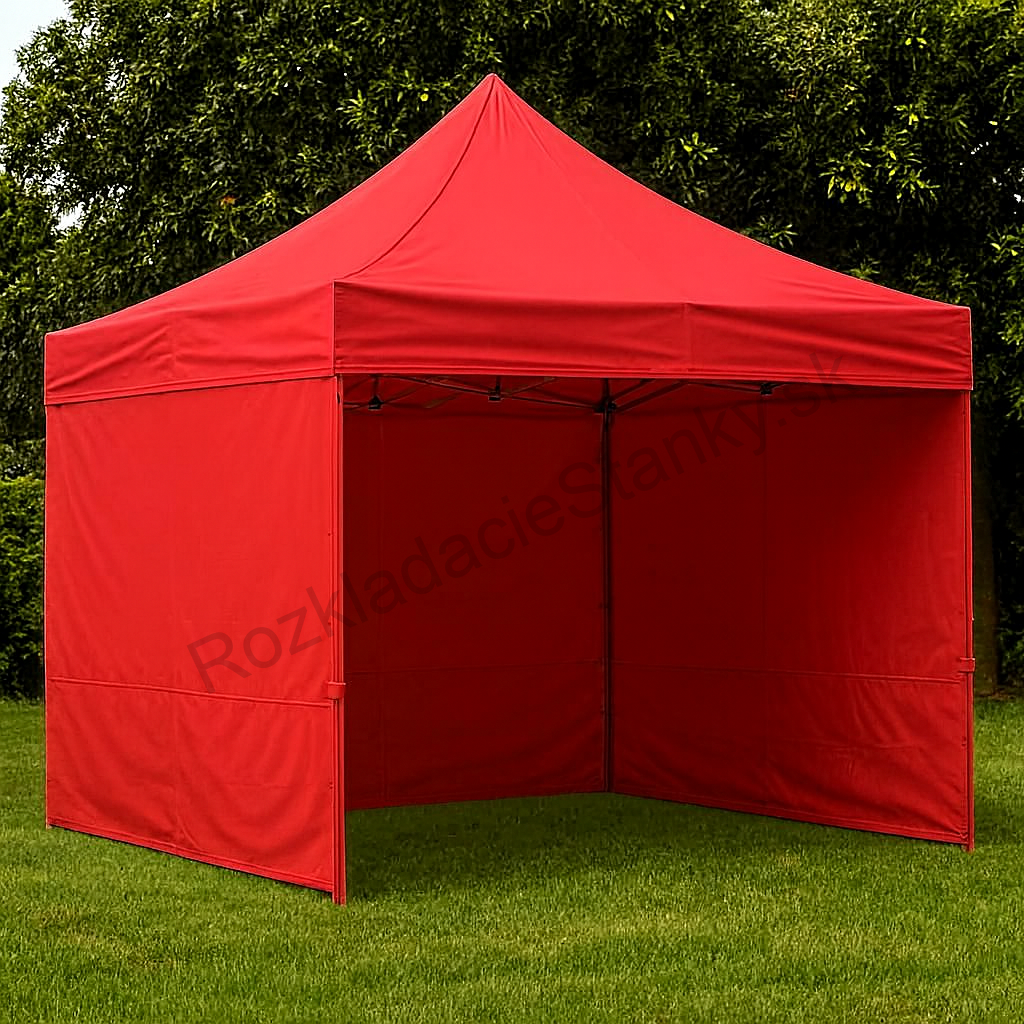 rozkladací hliníkový stan TENTS HEX50 3x3 EXTREM červený