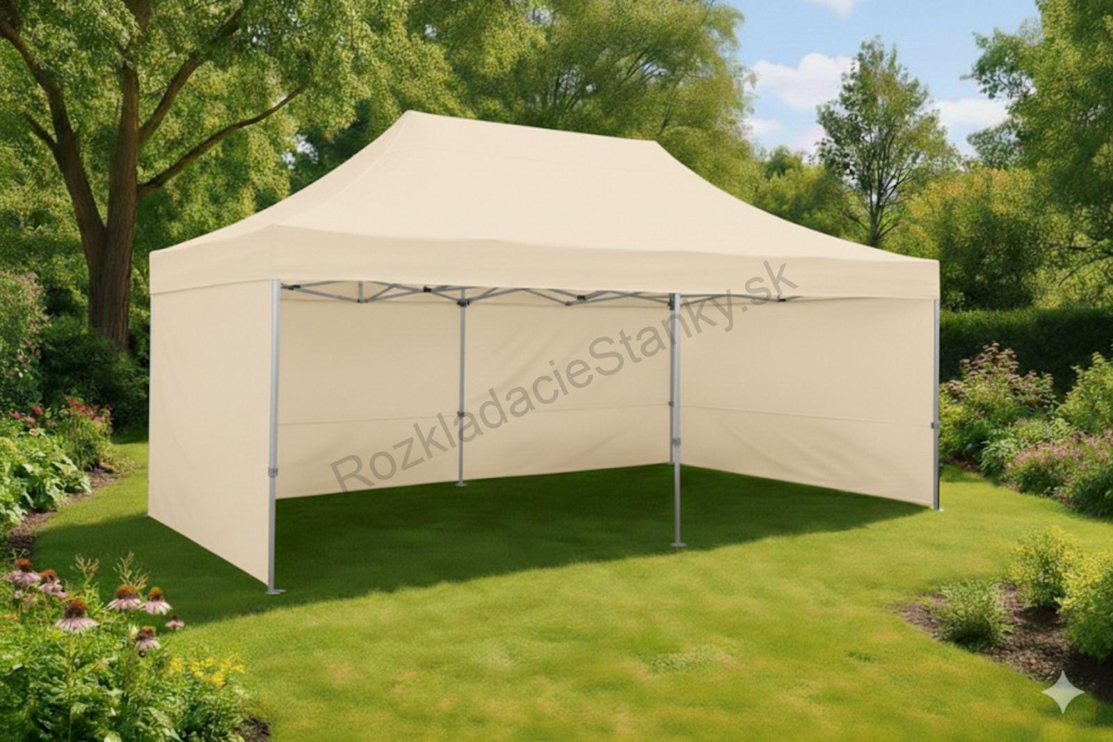 rozkladací hliníkový stan TENTS HEX40L 3x6 béžový