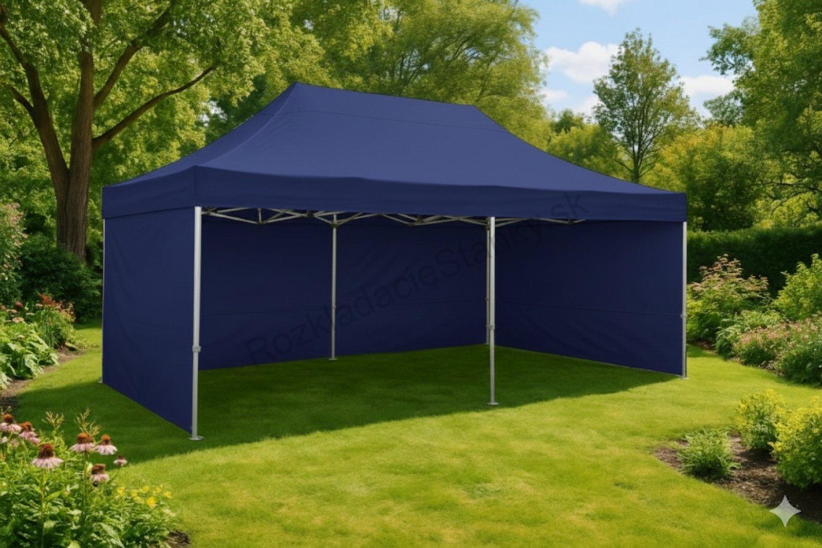 rozkladací hliníkový stan TENTS HEX40L 3x6 modrý