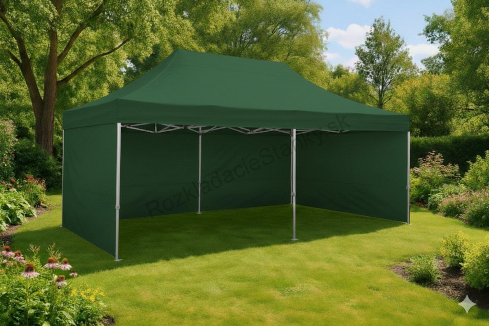 rozkladací hliníkový stan TENTS HEX40L 3x6 zelený