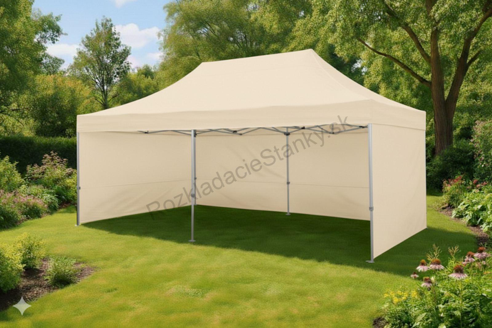 rozkladací hliníkový stan TENTS HEX50 3x6 EXTREM béžový