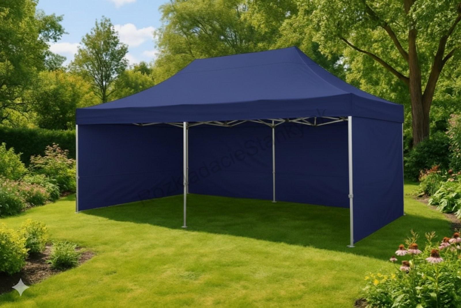 rozkladací hliníkový stan TENTS HEX50 3x6 EXTREM modrý