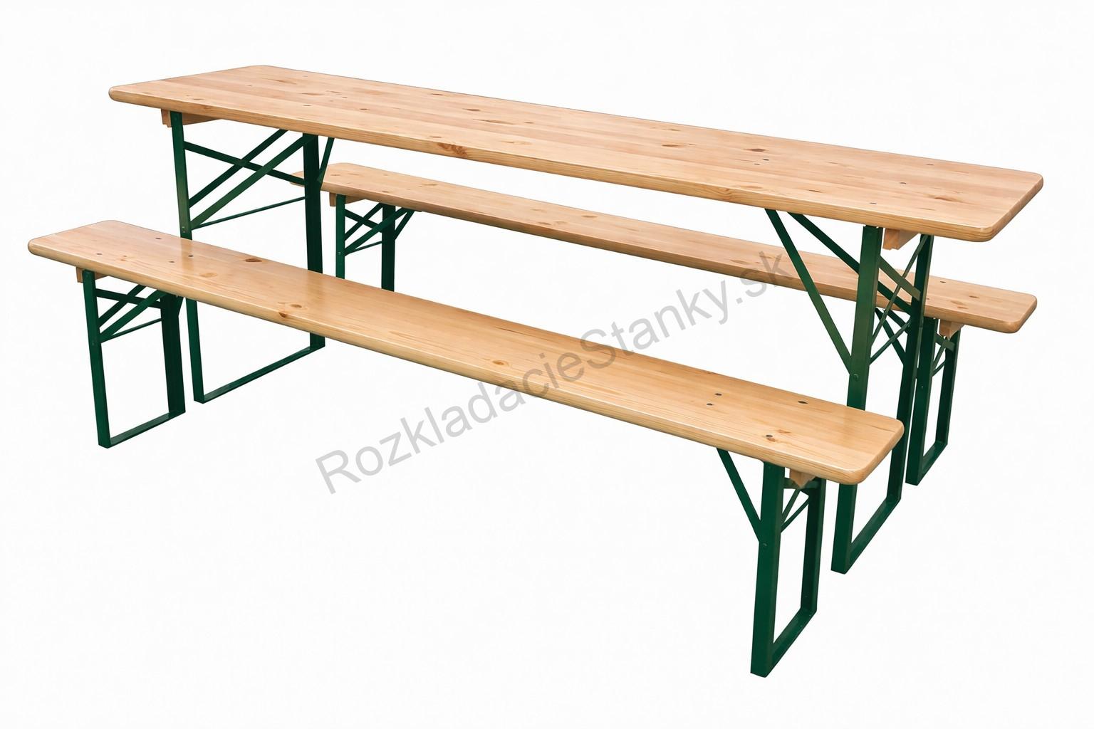 Pivný set 220x50cm