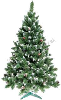 Vianočný stromček 180 cm so šiškami