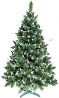 Vianočný stromček 160 cm so šiškami